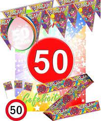 feestversiering 50 jaar sarah