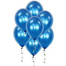 blauwe ballonnen