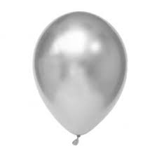 zilveren ballonnen