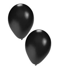 zwarte ballonnen