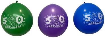 ballonnen 50 jaar abraham