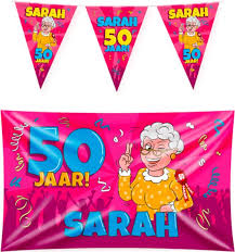 feestartikelen sarah 50 jaar