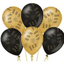 zwart gouden ballonnen