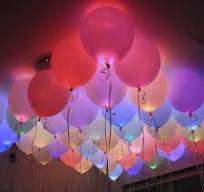 ballonnen met led verlichting
