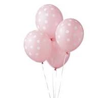 lichtroze ballonnen