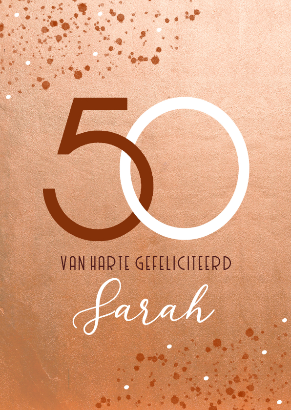 feest 50 jaar sarah