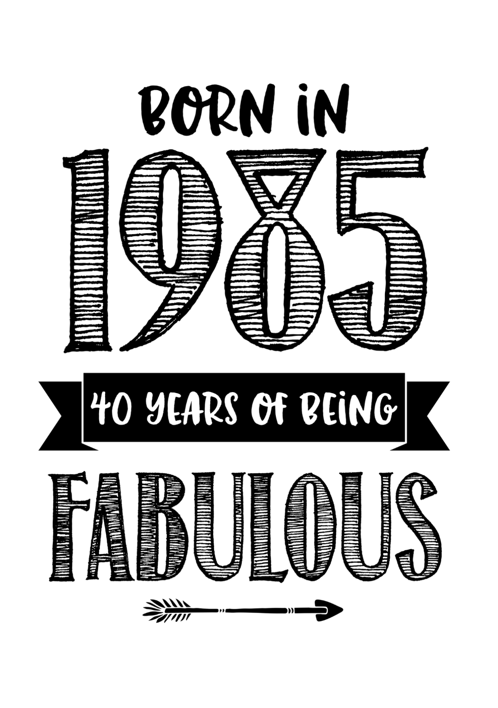 verjaardagskaart 40 jaar