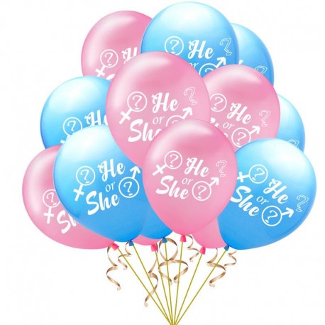 ballonnen roze en blauw