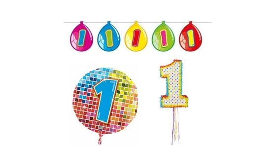 versiering 1 jaar meisje