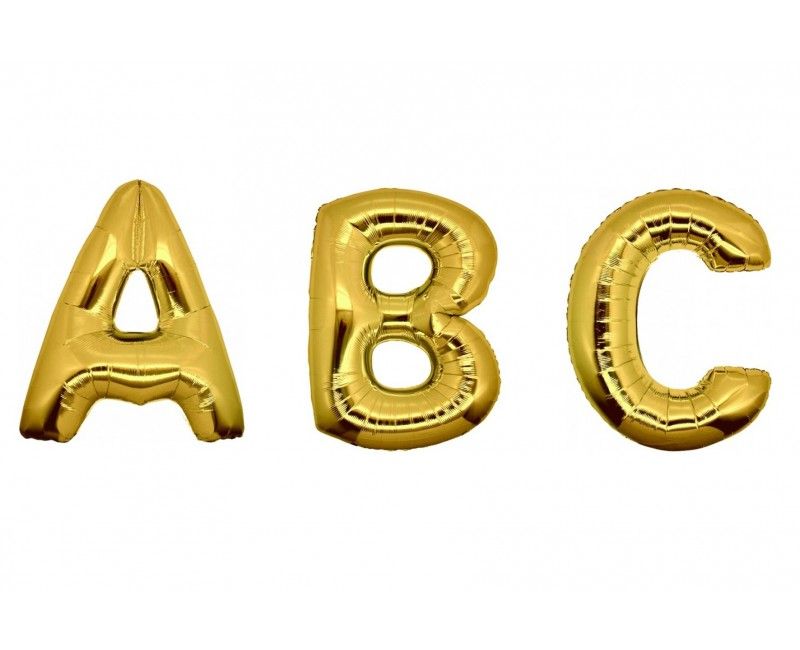 gouden letter ballonnen