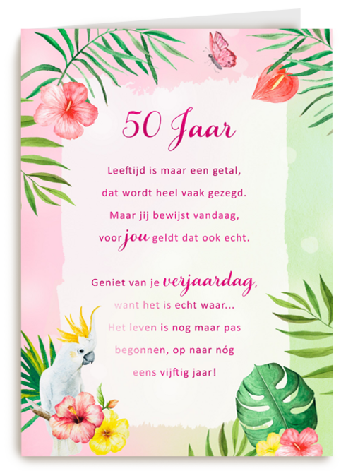 50 jaar vrouw