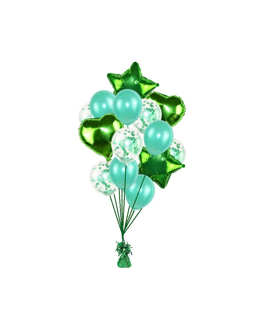 ballonnen mintgroen