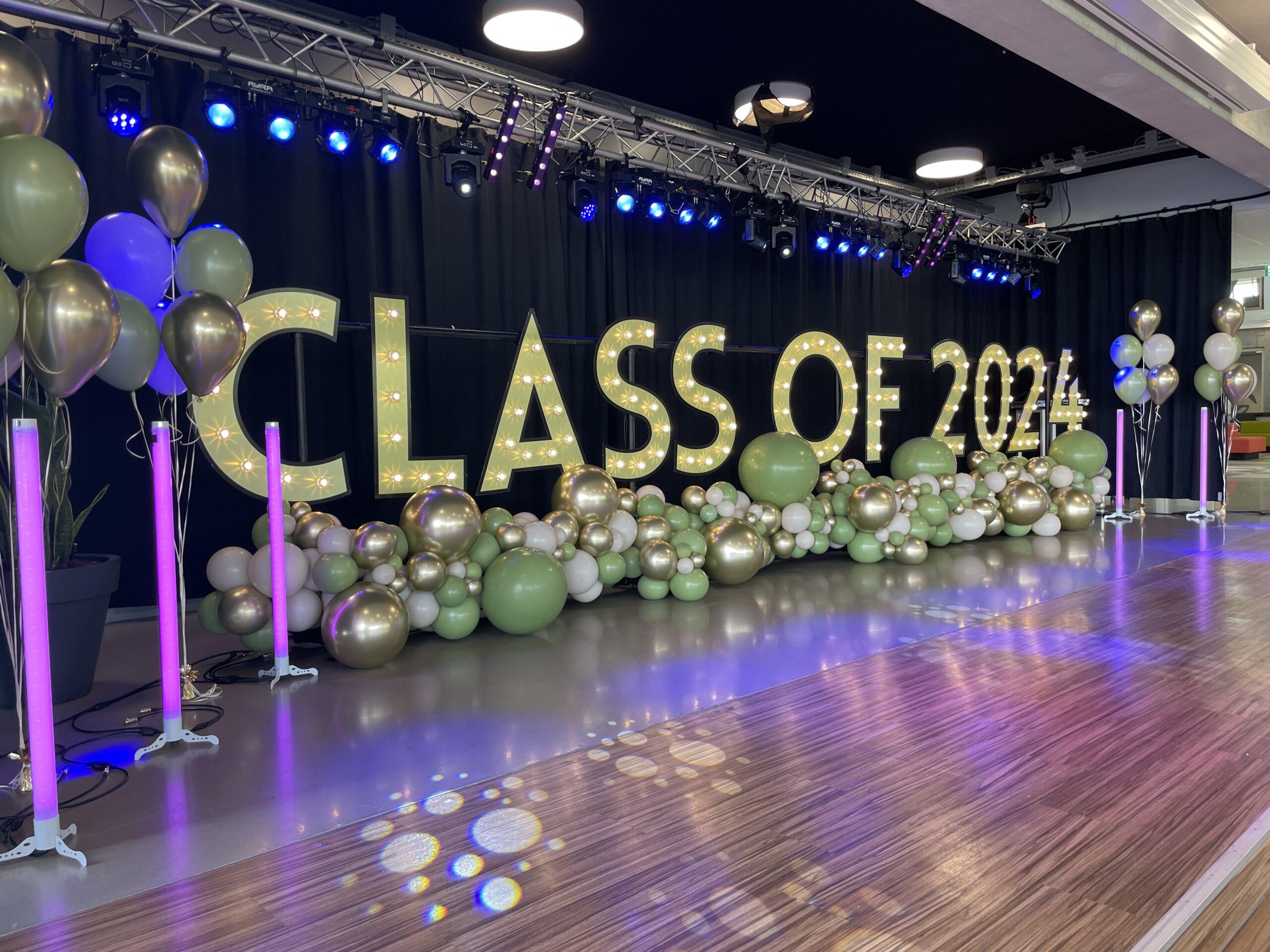 geslaagd ballonnen letters