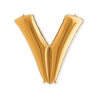 letter ballonnen goud